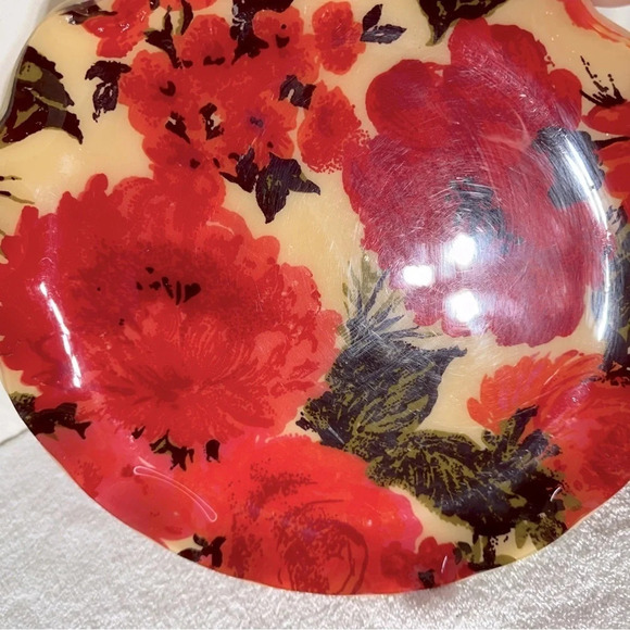 Vintage Hardy Glenwood Floral  Fab Composite Fabware Serving Tray Decor - Picture 2 of 8